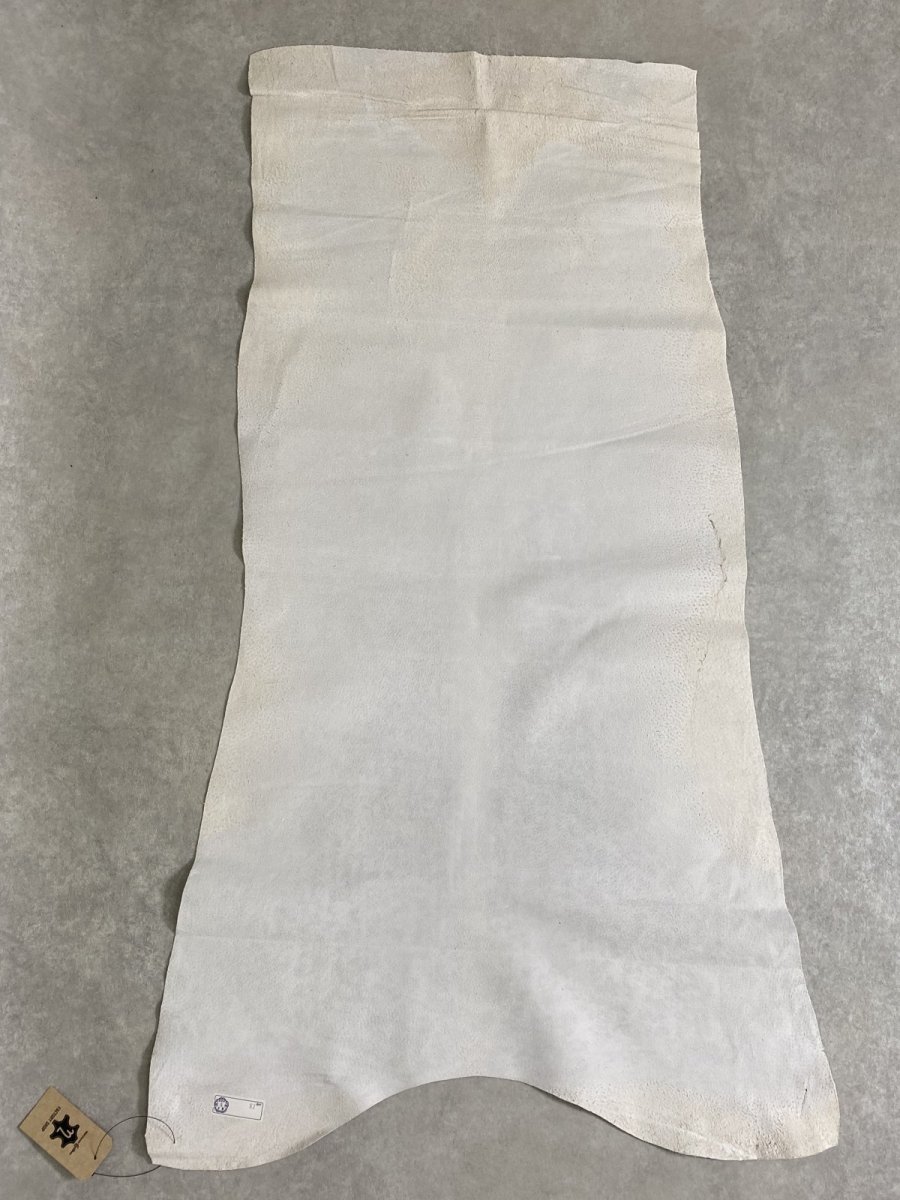 画像11: 豚　床革　ピッグスウェード　オフホワイト (11)