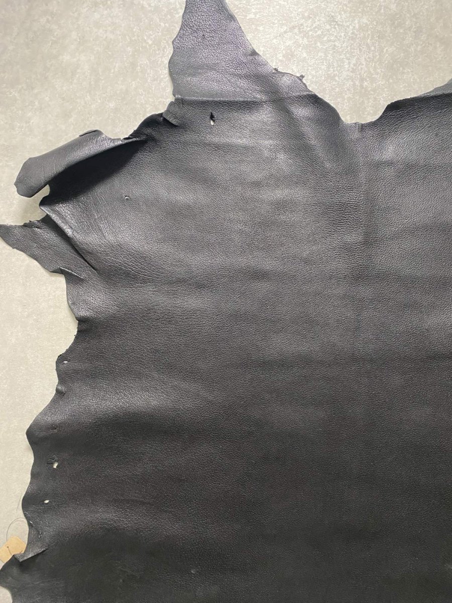 画像6: 豚革　ブラック　ブタ革　ピッグスキン (6)