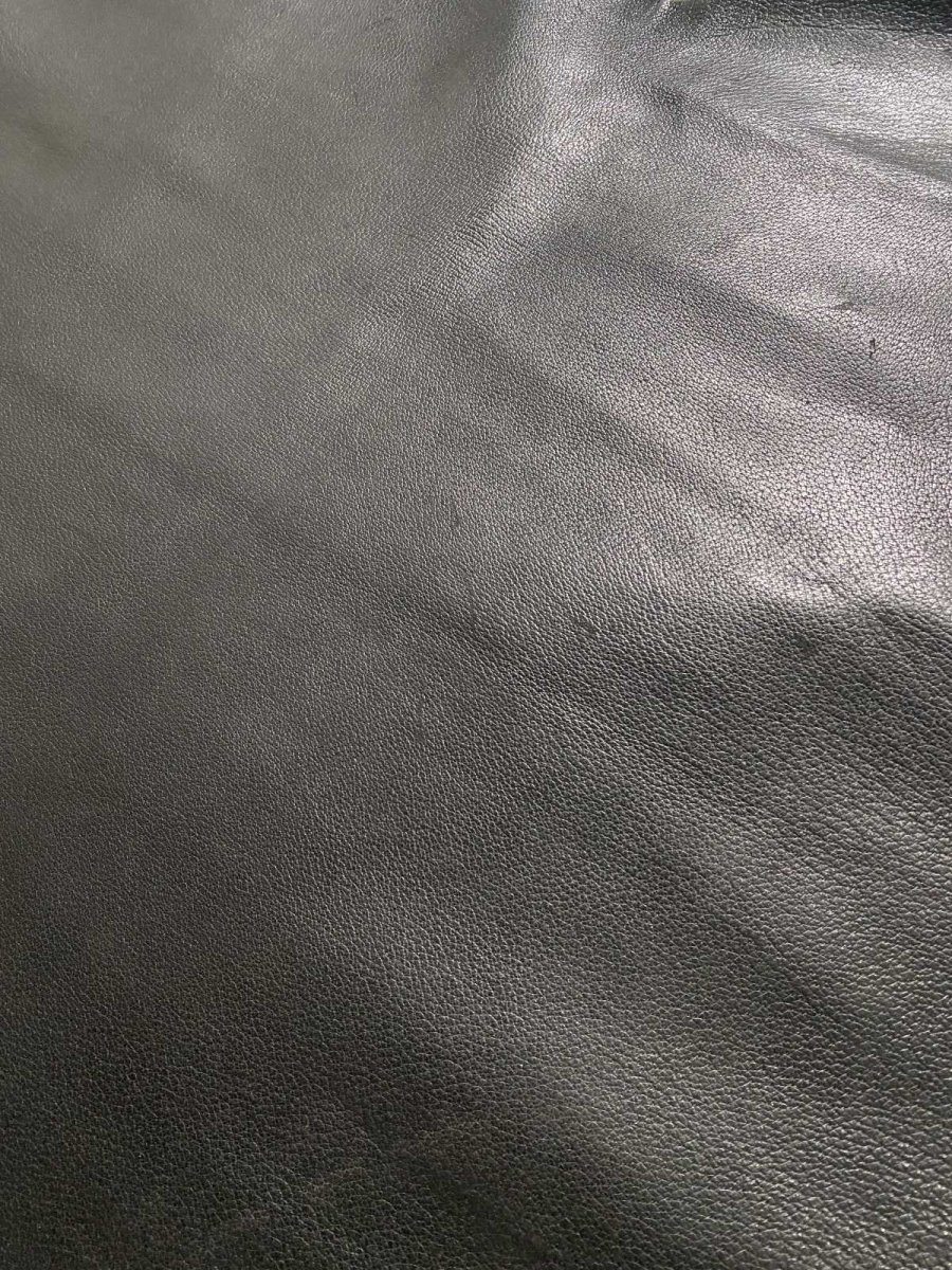 画像3: 豚革　ブラック　ブタ革　ピッグスキン (3)