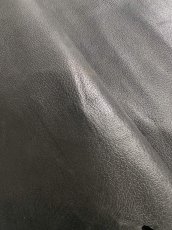 画像2: 豚革　ブラック　ブタ革　ピッグスキン (2)