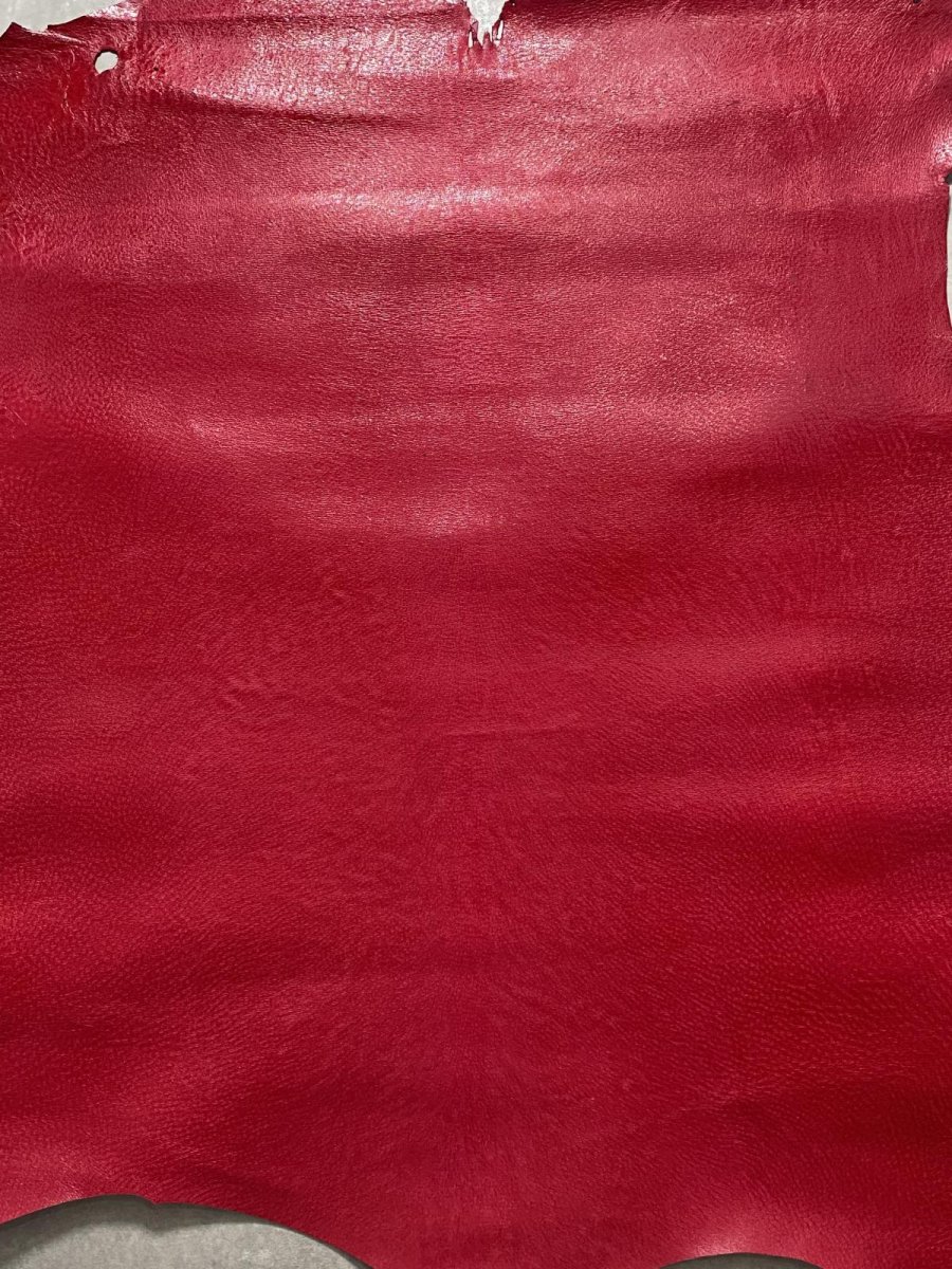 画像5: 豚革　レッド　ブタ革　ピッグスキン (5)