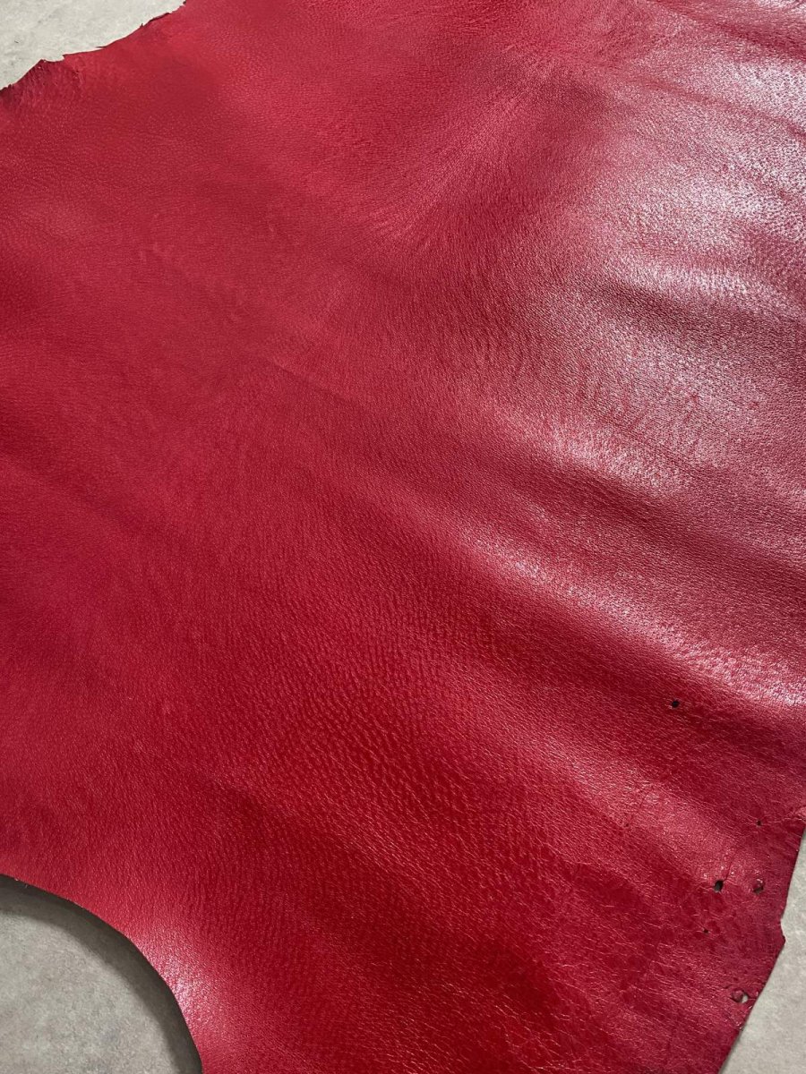 画像4: 豚革　レッド　ブタ革　ピッグスキン (4)