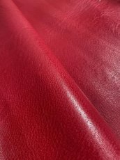 画像2: 豚革　レッド　ブタ革　ピッグスキン (2)