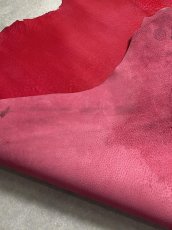 画像8: 豚革　レッド　ブタ革　ピッグスキン (8)