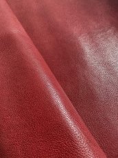 画像2: 豚革　ボルドー　ブタ革　ピッグスキン (2)