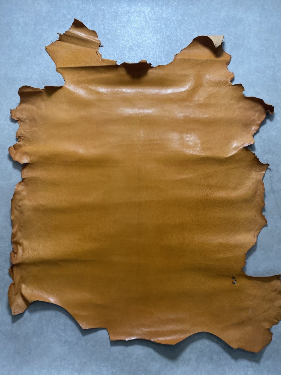 画像1: 豚革　アメ豚　ブタ革　ピッグスキン　タンニンなめし (1)