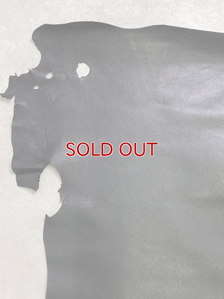 画像2: 豚革　ブラック　ブタ革　ピッグスキン (2)