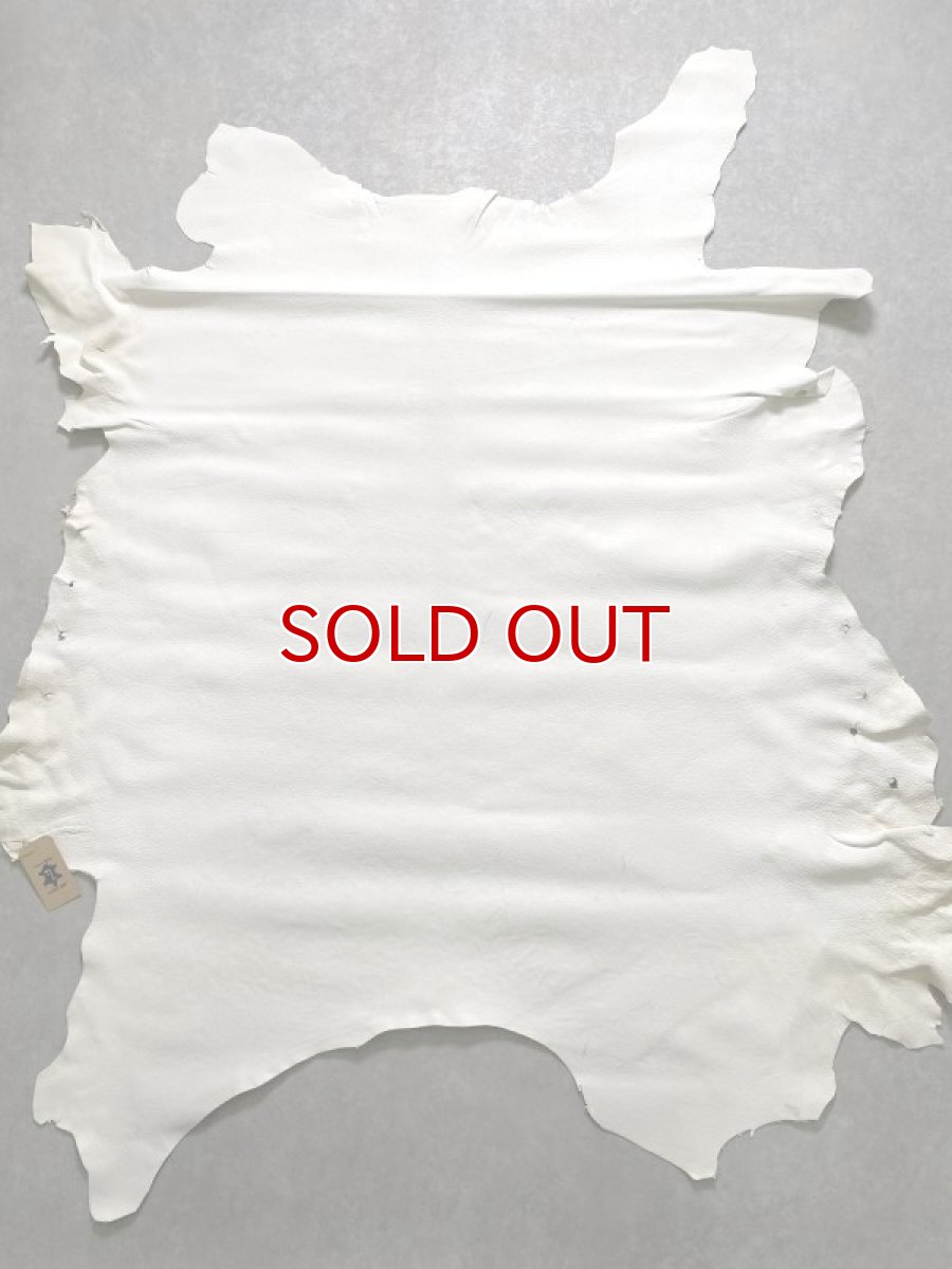 画像1: 豚革　ホワイト　ブタ革　ピッグスキン (1)