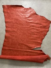 画像1: ポニープルアップ　レッド　馬革　レザークラフト (1)