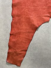 画像6: ポニープルアップ　レッド　馬革　レザークラフト (6)