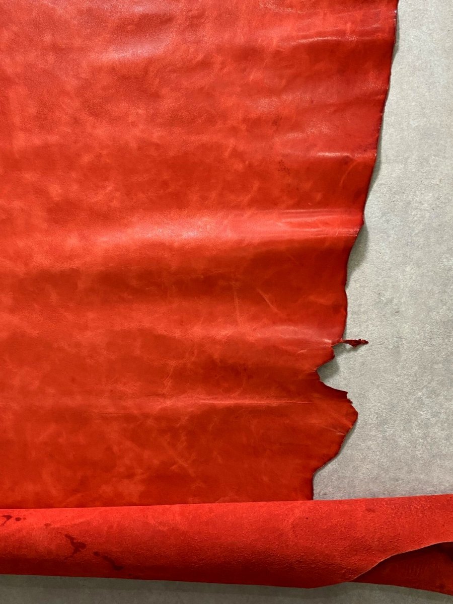 画像5: ポニープルアップ レッド 馬革 (5)