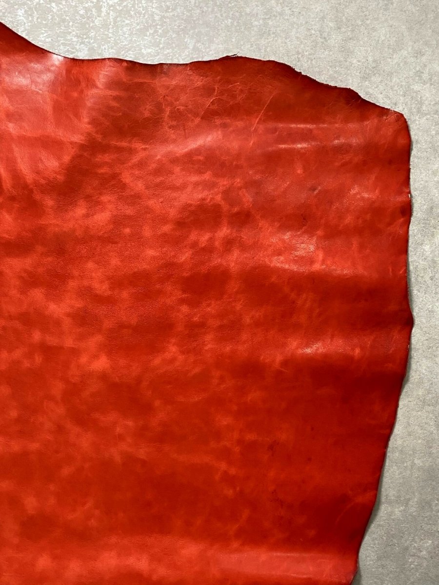 画像3: ポニープルアップ レッド 馬革 (3)