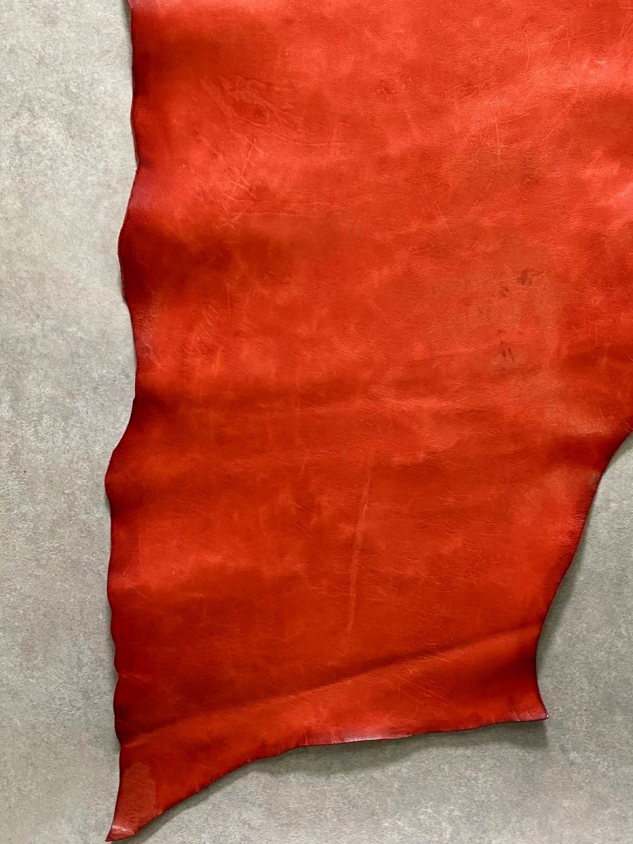 画像6: ポニープルアップ レッド 馬革 (6)