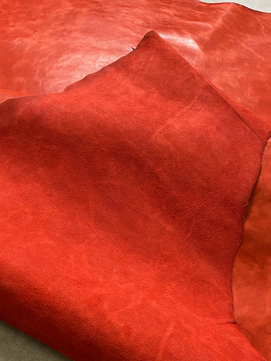 画像10: ポニープルアップ レッド 馬革 (10)