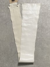 画像1: パイソン ホワイト 1.1m ヘビ革 蛇革 エキゾチックレザー (1)