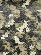 画像5: ダイヤモンドパイソン　ヘビ革　迷彩　ツヤなし  B/C　335cm　蛇革　エキゾチックレザー (5)