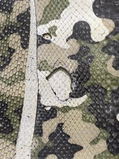 画像8: ダイヤモンドパイソン　ヘビ革　迷彩　ツヤなし  B/C　395cm　蛇革　エキゾチックレザー (8)