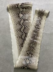 画像3: ダイヤモンドパイソン　ヘビ革　ナチュラル　ツヤあり  F/C　320cm　蛇革　エキゾチックレザー (3)