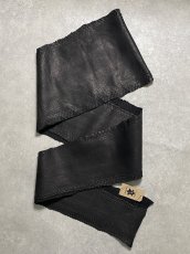 画像1: ダイヤモンドパイソン　ヘビ革　マットブラック  F/C　345cm　蛇革　エキゾチックレザー (1)