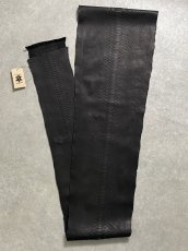 画像2: ダイヤモンドパイソン　ヘビ革　マットブラック  B/C　335cm　蛇革　エキゾチックレザー (2)