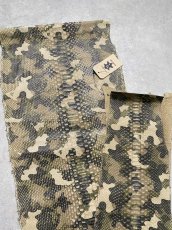 画像2: ダイヤモンドパイソン　ヘビ革　迷彩  B/C　370cm　蛇革　エキゾチックレザー (2)