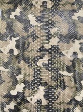 画像4: ダイヤモンドパイソン　ヘビ革　迷彩  B/C　370cm　蛇革　エキゾチックレザー (4)