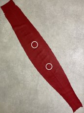 画像5: レッドパイソン　レッド　ヘビ革　蛇革 (5)
