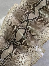 画像4: ダイヤモンドパイソン　ナチュラル  F/C　355cm　ヘビ革　蛇革　エキゾチックレザー (4)