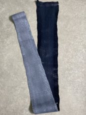 画像3: コブラ革　ネイビー　115cm (3)