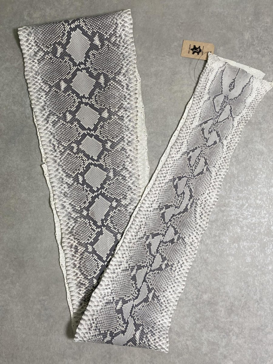 画像3: ダイヤモンドパイソン　ヘビ革　ナチュラル　ツヤなし  F/C　335cm　蛇革　エキゾチックレザー (3)