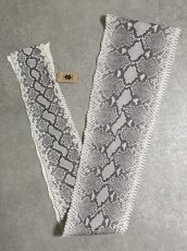 画像2: ダイヤモンドパイソン　ヘビ革　ナチュラル　ツヤなし  F/C　335cm　蛇革　エキゾチックレザー (2)