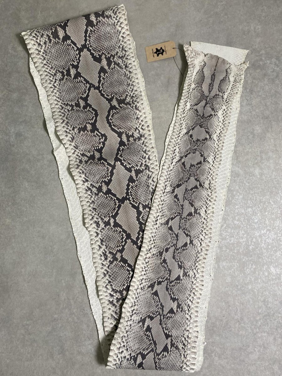 画像3: ダイヤモンドパイソン　ヘビ革　ナチュラル　ツヤなし  F/C　372cm　蛇革　エキゾチックレザー (3)