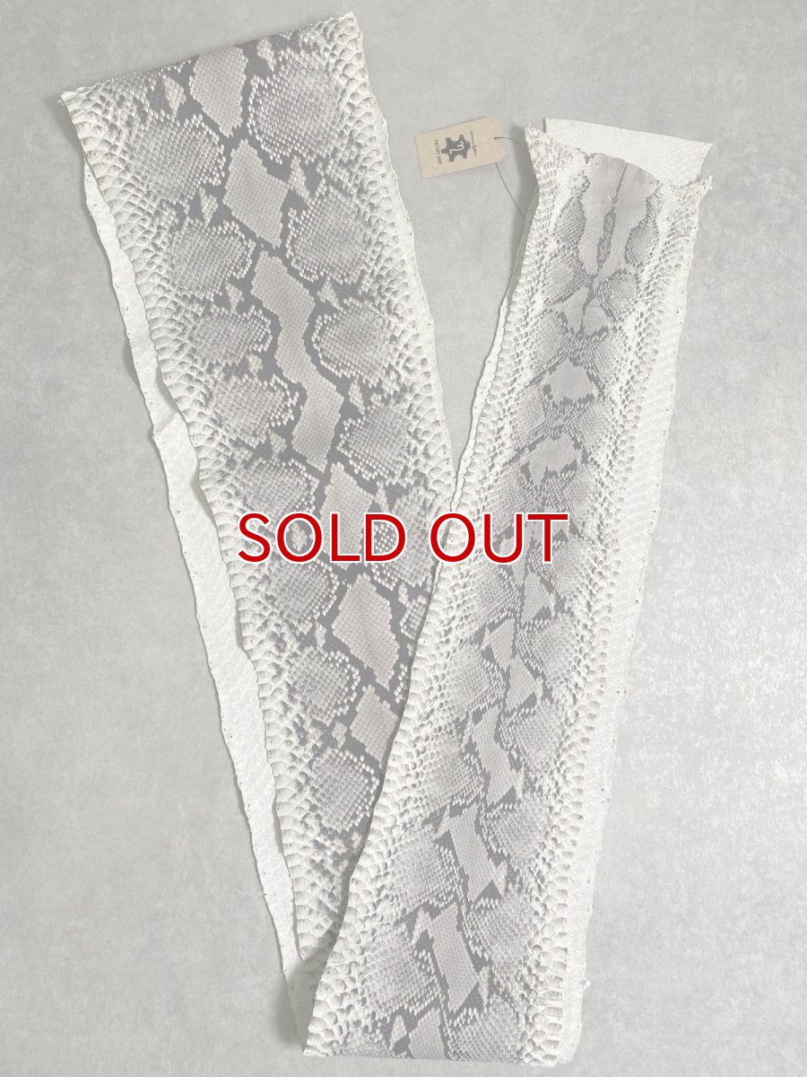 画像3: ダイヤモンドパイソン　ヘビ革　ナチュラル　ツヤなし  F/C　372cm　蛇革　エキゾチックレザー (3)