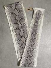 画像3: ダイヤモンドパイソン　ヘビ革　ナチュラル　ツヤなし  F/C　372cm　蛇革　エキゾチックレザー (3)