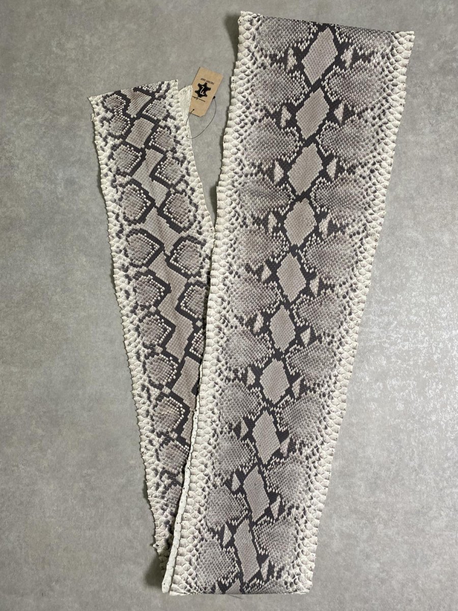 画像2: ダイヤモンドパイソン　ヘビ革　ナチュラル　ツヤなし  F/C　372cm　蛇革　エキゾチックレザー (2)