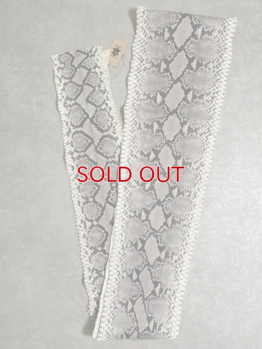 画像2: ダイヤモンドパイソン　ヘビ革　ナチュラル　ツヤなし  F/C　372cm　蛇革　エキゾチックレザー (2)