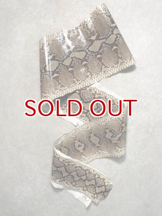 パイソンレザー/ヘビ革/蛇革【革とレザークラフト革細工材料のニシカワ