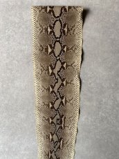 画像3: ダイヤモンドパイソン　ヘビ革　ナチュラル  F/C　314cm　蛇革 (3)