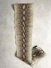 画像3: ダイヤモンドパイソン　ヘビ革　ナチュラル  F/C　327cm　蛇革 (3)