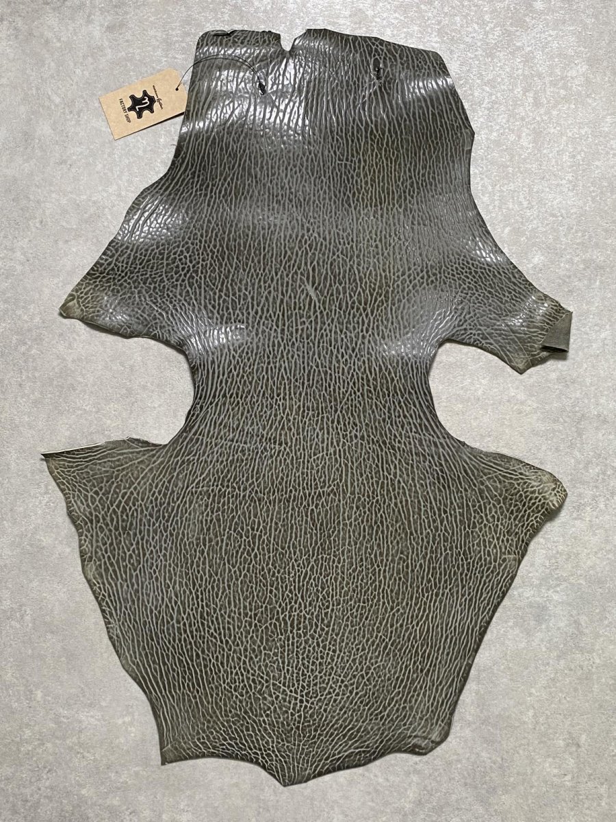 画像1: ケープシール　グレー　オットセイ革　シールスキン　 (1)