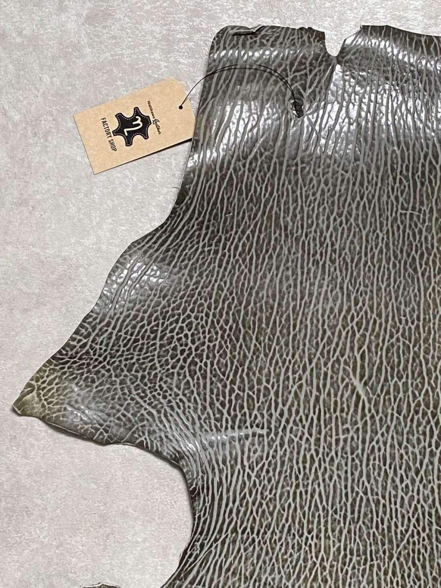 画像2: ケープシール　グレー　オットセイ革　シールスキン　 (2)