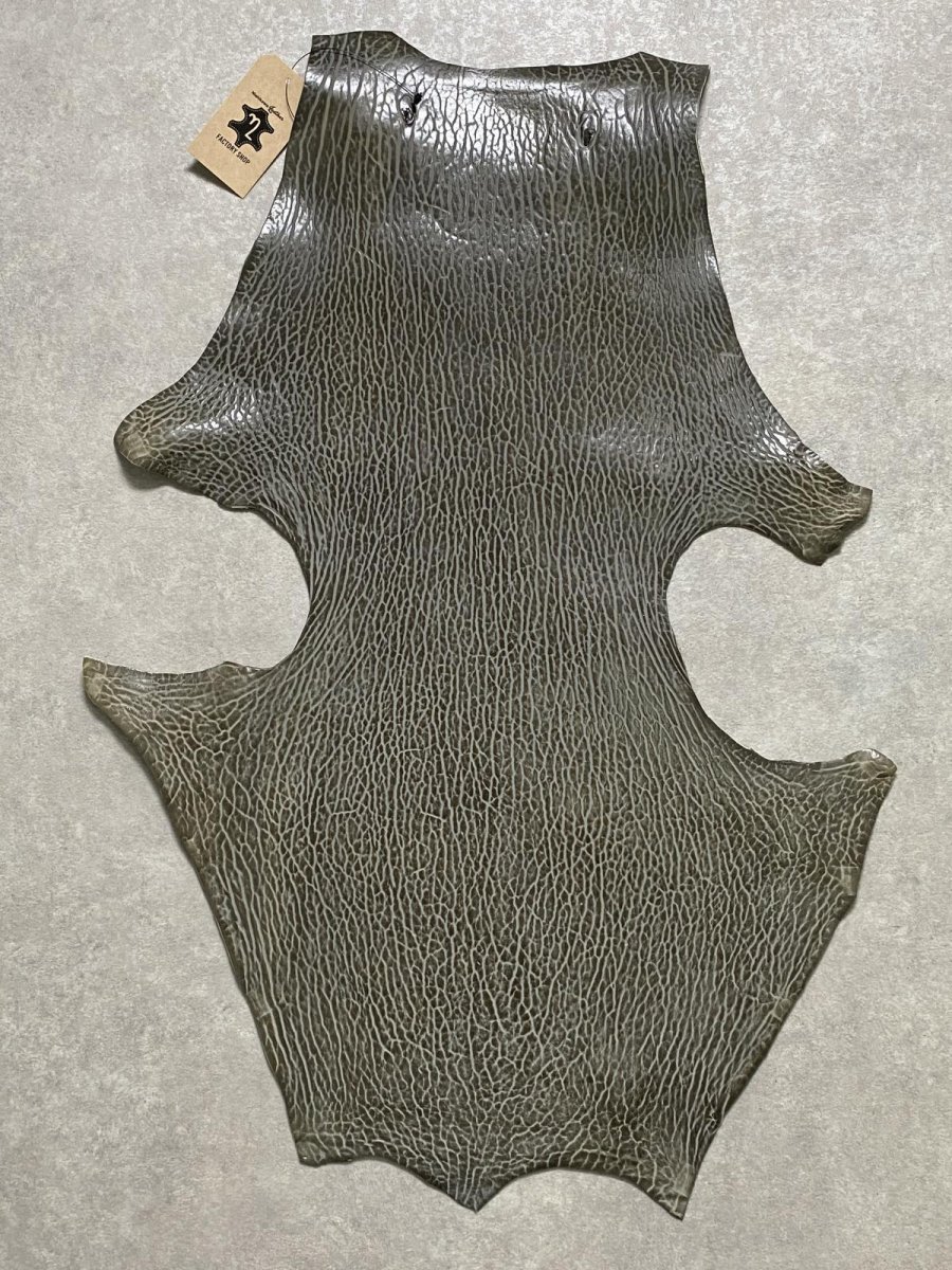 画像1: ケープシール　グレー　オットセイ革　シールスキン　 (1)