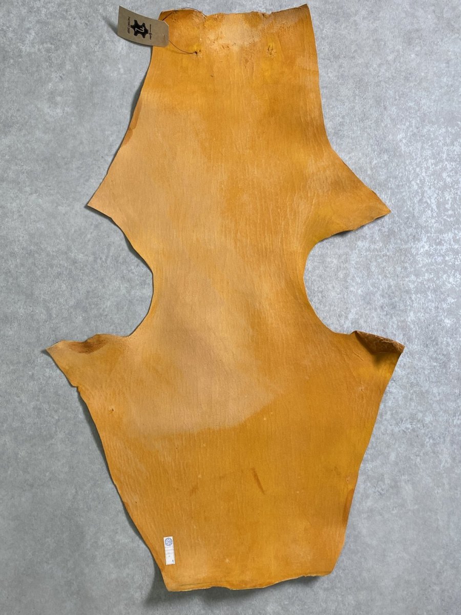 画像8: ケープシール　キャメル　オットセイ革　シールスキン　エキゾチックレザー (8)