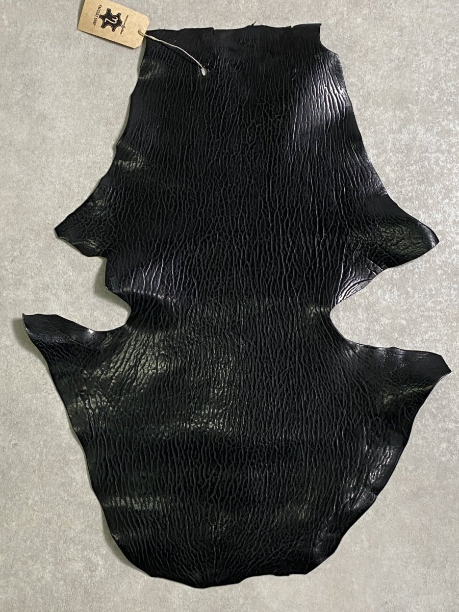 画像1: ケープシール　ブラック　オットセイ革　シールスキン (1)