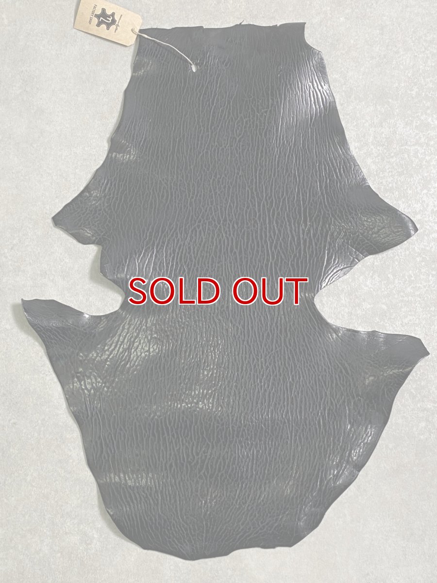 画像1: ケープシール　ブラック　オットセイ革　シールスキン (1)