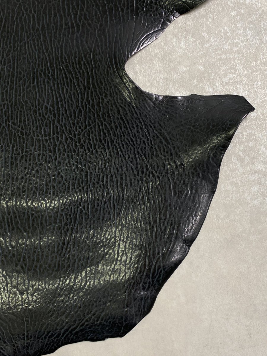 画像4: ケープシール　ブラック　オットセイ革　シールスキン (4)