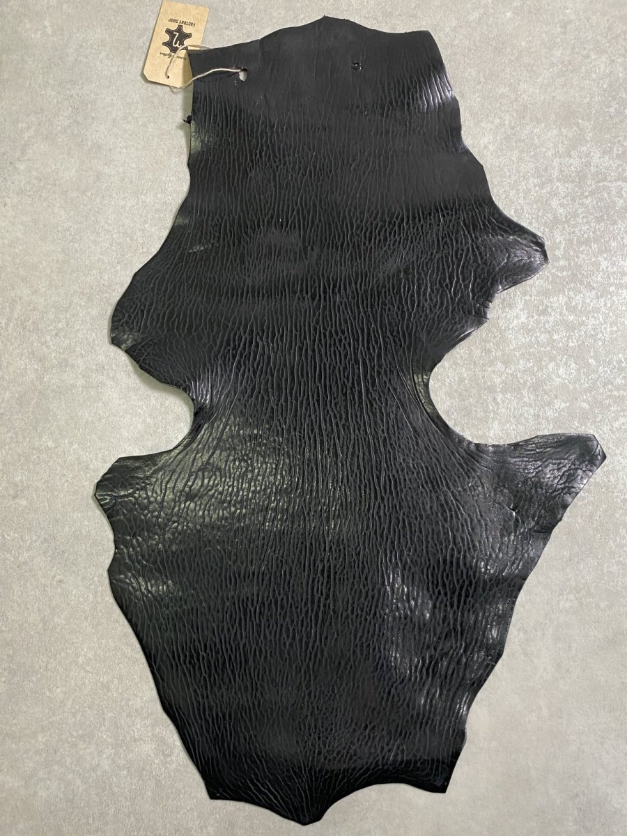 画像1: ケープシール　ブラック　オットセイ革　シールスキン (1)