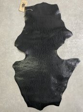 画像1: ケープシール　ブラック　オットセイ革　シールスキン (1)