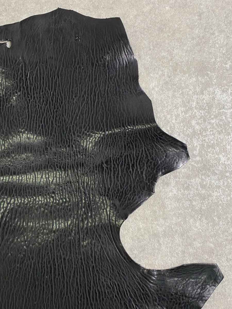 画像3: ケープシール　ブラック　オットセイ革　シールスキン (3)