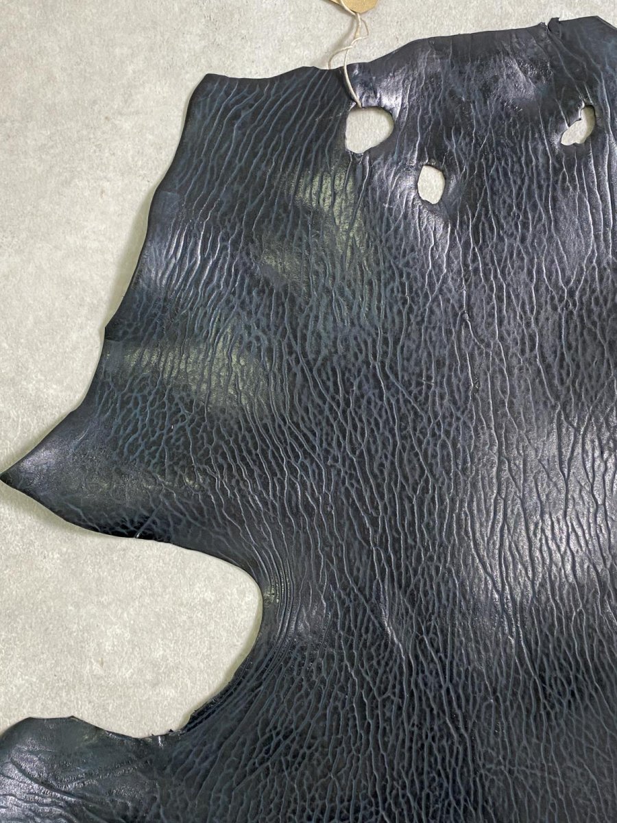 画像2: ケープシール　ブラック　オットセイ革　シールスキン (2)